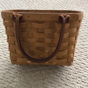 Longaberfer small purse basket with liner